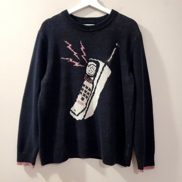 Urban Outfitters - Phone Knit Sweater - Size M - Picture 1 of 8